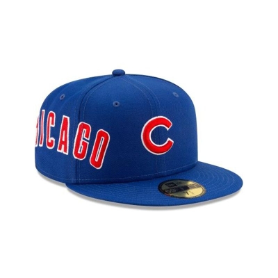 Sapca New Era Chicago Cubs MLB Slant 59FIFTY Fitted - Albastri